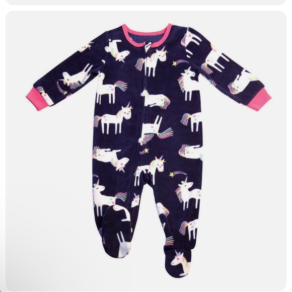 Absorba Kids' 2-pack Fleece Blanket Sleeper Unicorn 🦄 12M - Picture 5 of 5